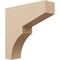Ekena Millwork 5"W x 20"D x 20"H Thin Monterey Rough Cedar Woodgrain TimberThane Corbel, Primed Tan CORUR05X20X20MONRCPR - alternate 1
